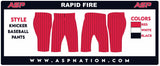 Carolina Rapid Fire PRO Full Sublimation Baseball Knickers