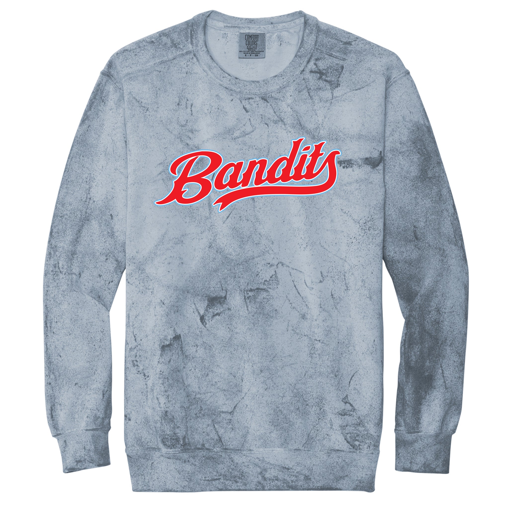 Sandlot Bandits Baseball Color Blast Crewneck Sweatshirt