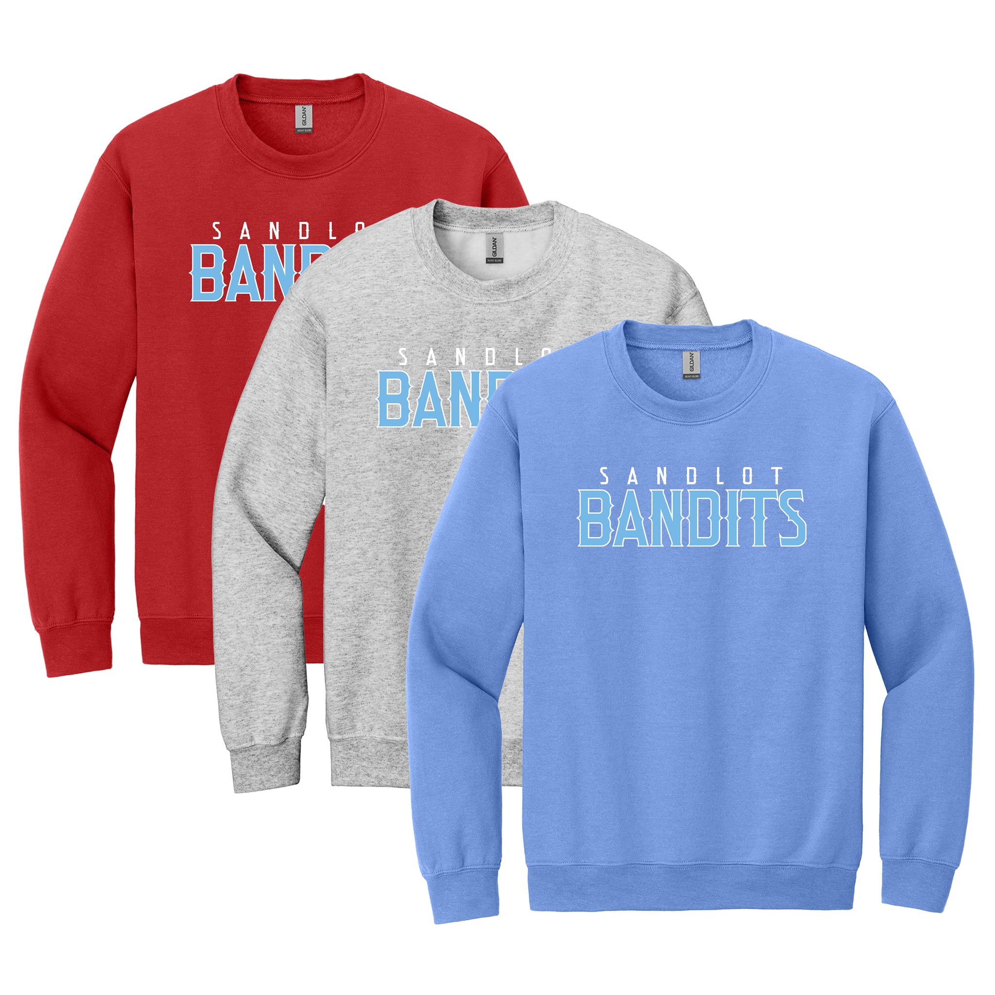 Sandlot Bandits Baseball Gildan® Heavy Blend™ Crewneck Sweatshirt