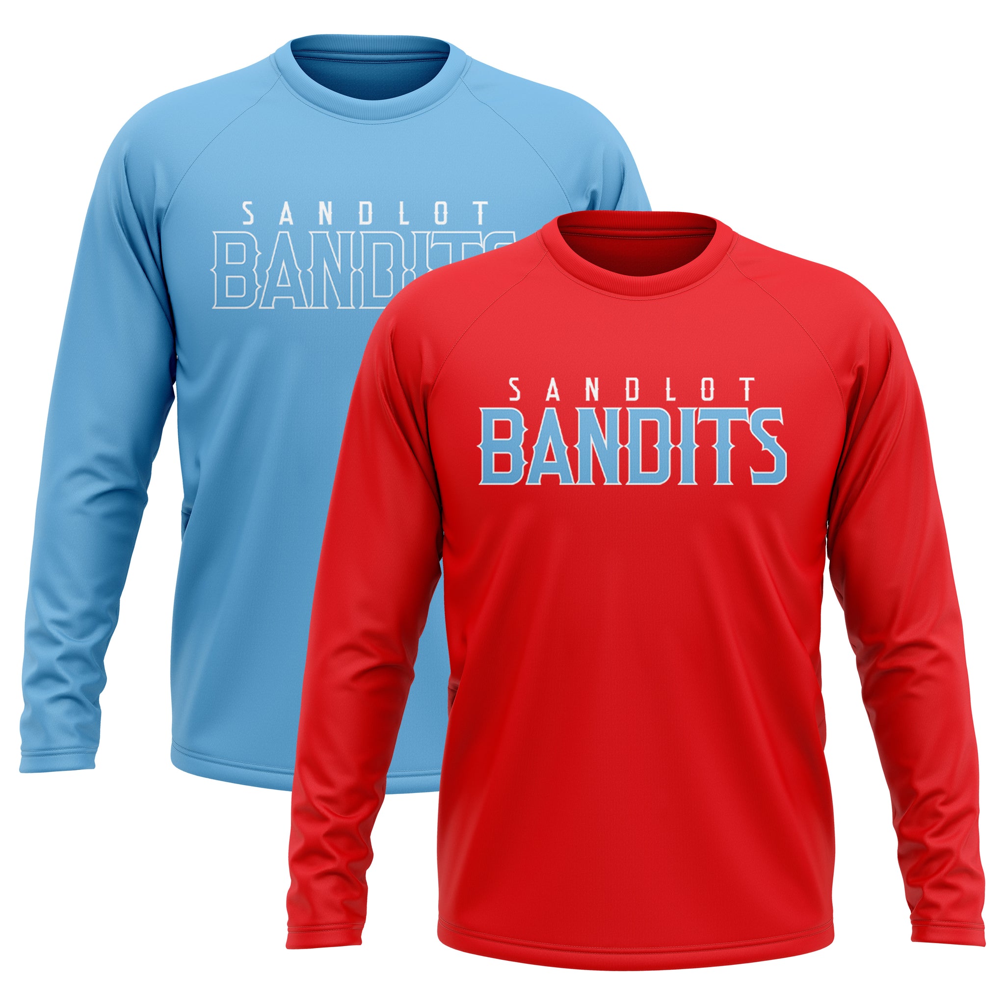 Sandlot Bandits Baseball Mens/Boys Full Sublimation Long Sleeve