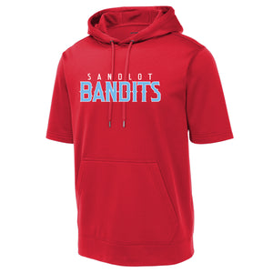 Sandlot Bandits Baseball Sport-Tek ® Sport-Wick ® Fleece Short Sleeve Hooded Pullover