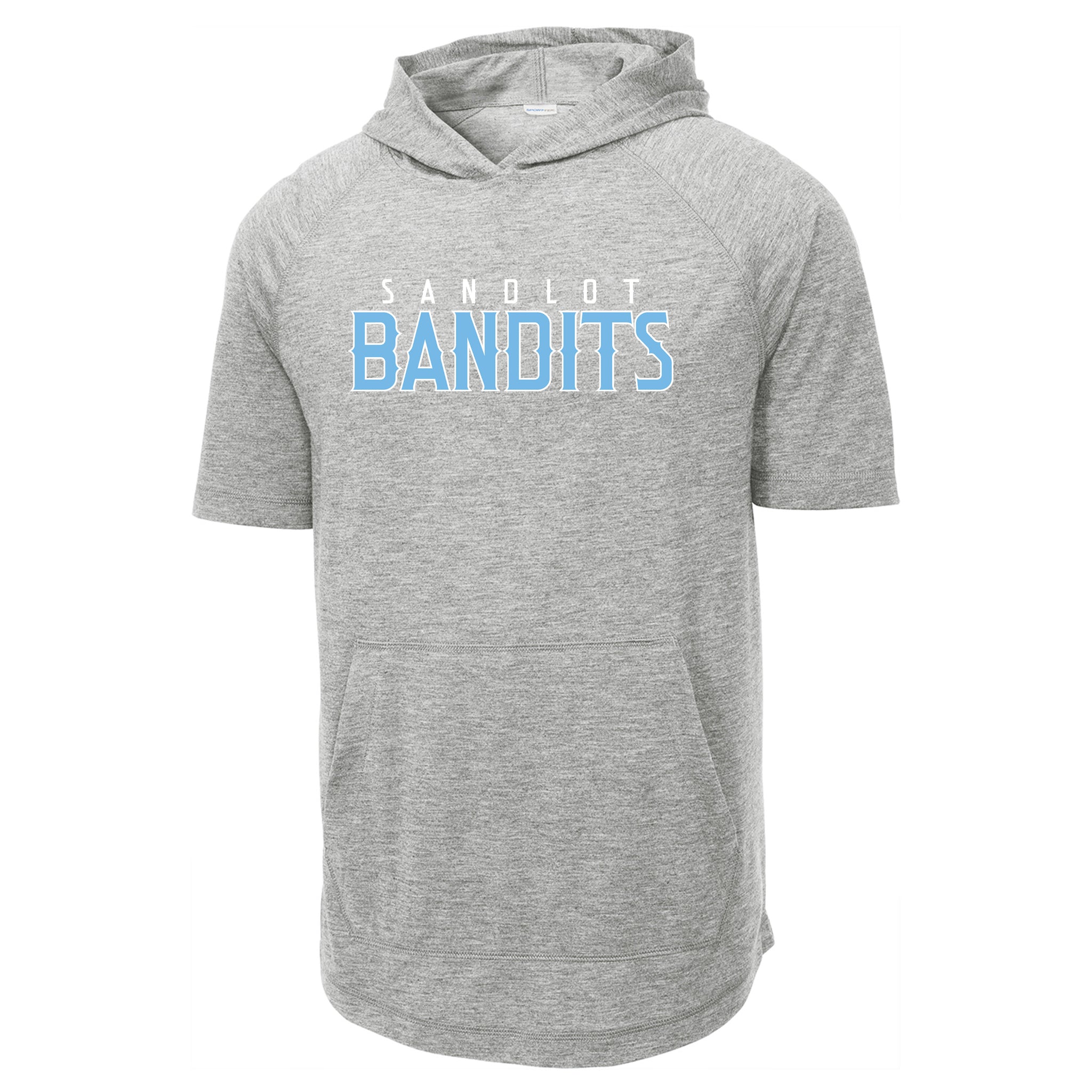 Sandlot Bandits Baseball Sport-Tek ® PosiCharge ® Tri-Blend Wicking Short Sleeve Hoodie