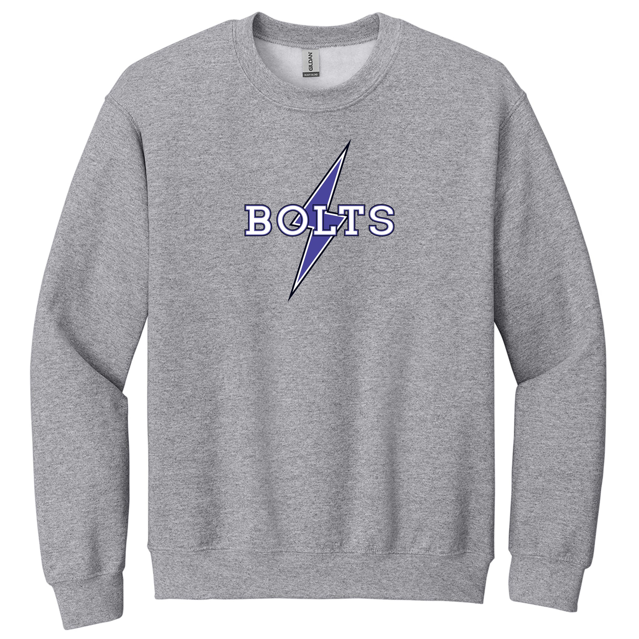 SBA Bolts Baseball Gildan® Heavy Blend™ Crewneck Sweatshirt