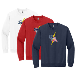 SBA Bolts Baseball Gildan® Heavy Blend™ Crewneck Sweatshirt