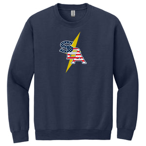 SBA Bolts Baseball Gildan® Heavy Blend™ Crewneck Sweatshirt