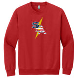 SBA Bolts Baseball Gildan® Heavy Blend™ Crewneck Sweatshirt