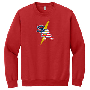 SBA Bolts Baseball Gildan® Heavy Blend™ Crewneck Sweatshirt