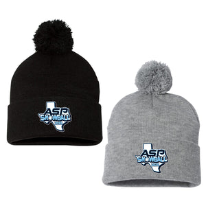 2025 ASP SNowball Sportsman 12" Pom-Pom Cuffed Beanie