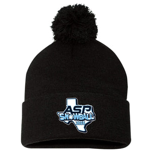 2025 ASP SNowball Sportsman 12" Pom-Pom Cuffed Beanie