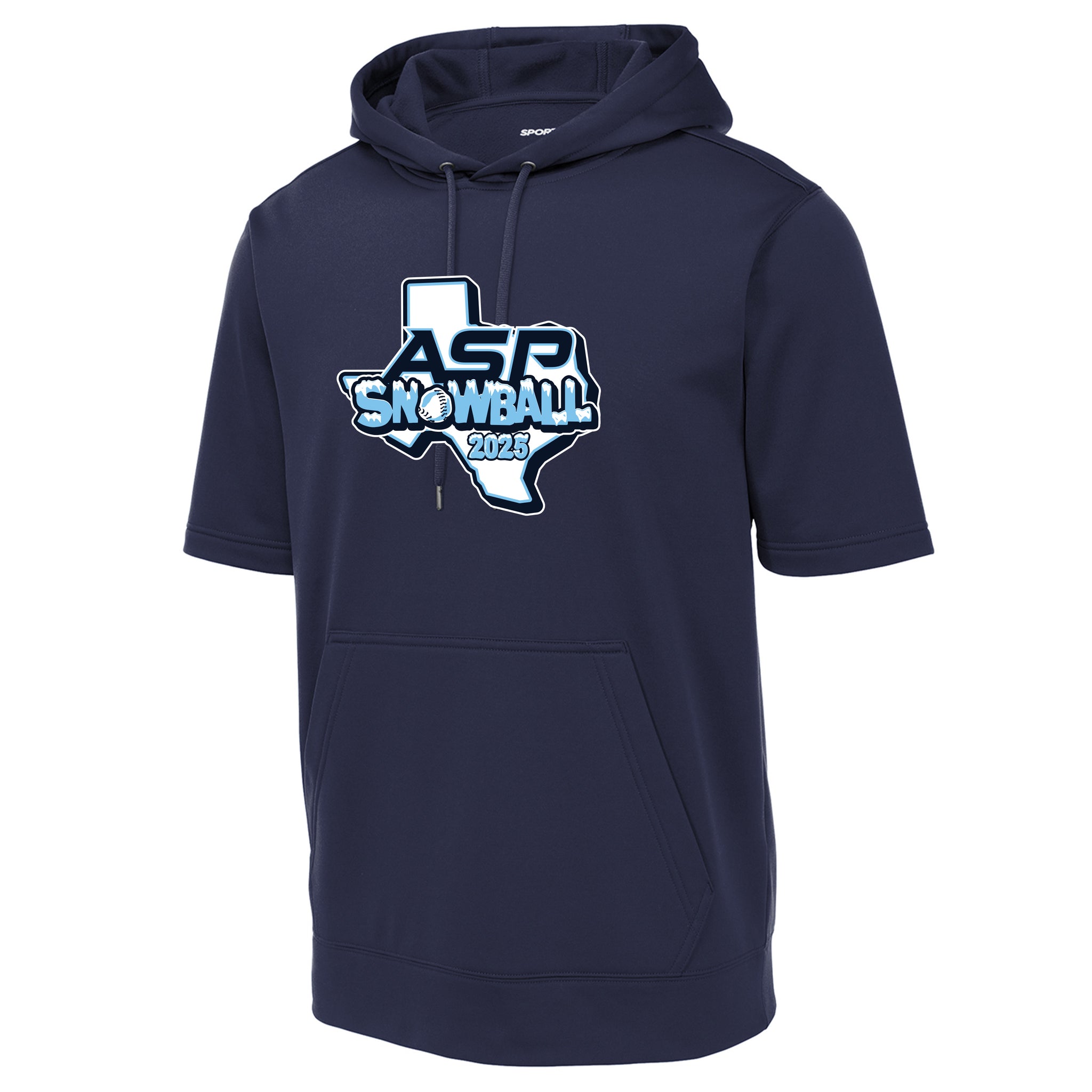 2025 ASP Snowball Sport-Tek ® Sport-Wick ® Fleece Short Sleeve Hooded Pullover