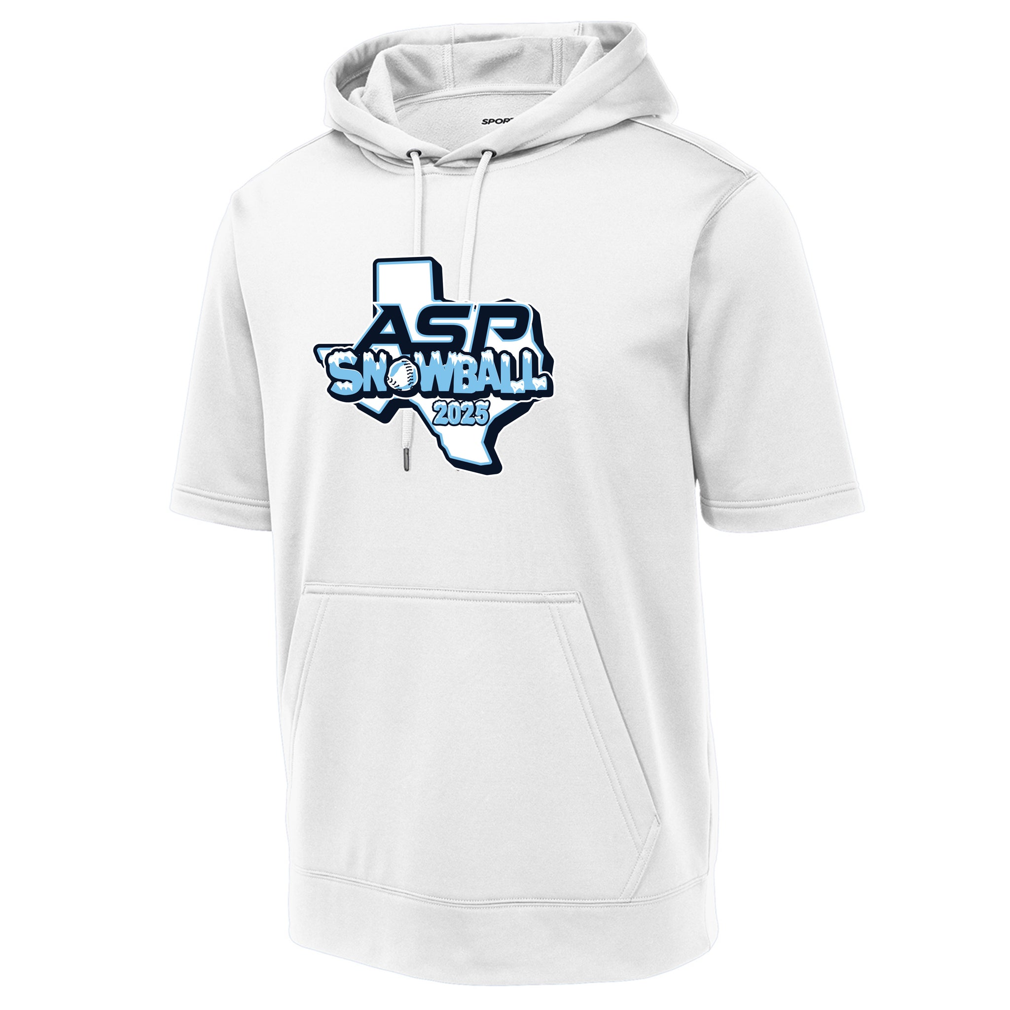 2025 ASP Snowball Sport-Tek ® Sport-Wick ® Fleece Short Sleeve Hooded Pullover