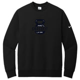 Shelby Crossfit Nike Club Fleece Sleeve Swoosh Crew