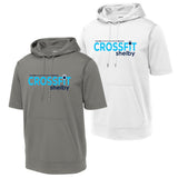 Shelby Crossfit Sport-Tek ® Sport-Wick ® Fleece Short Sleeve Hooded Pullover