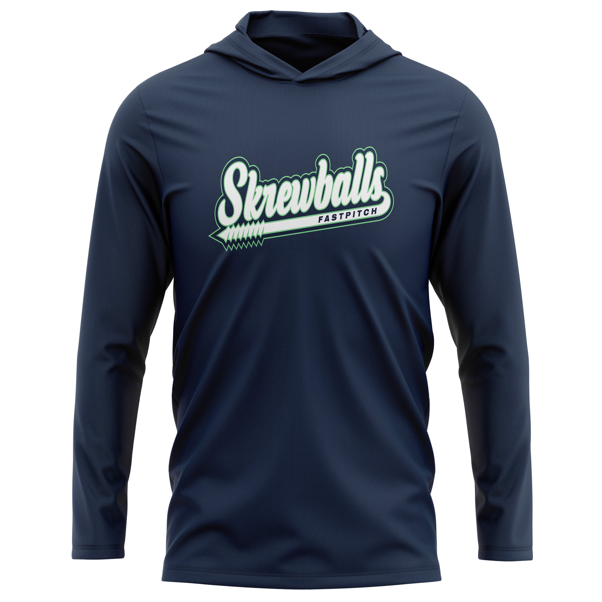 SKREWBALLS FASTPITCH Perfect Tri ® Long Sleeve Hoodie