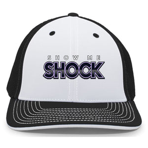 Show Me Shock Fastpitch 404M Pacific Headwear Trucker Pacflex Cap