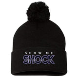 Show Me Shock Fastpitch Sportsman 12" Pom-Pom Cuffed Beanie