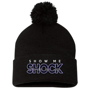 Show Me Shock Fastpitch Sportsman 12" Pom-Pom Cuffed Beanie