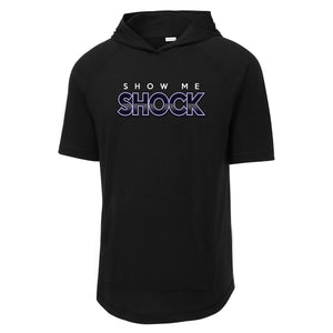 Show Me Shock Fastpitch Sport-Tek ® PosiCharge ® Tri-Blend Wicking Short Sleeve Hoodie