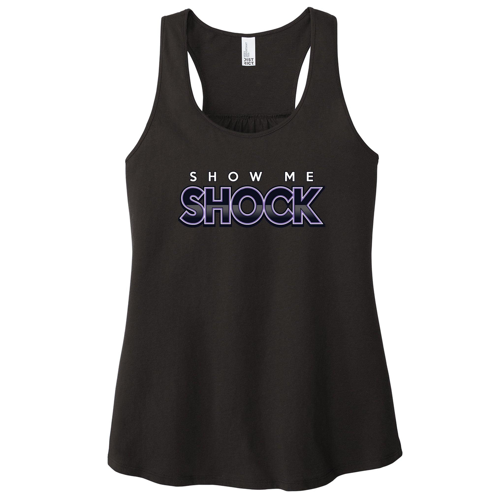 Show Me Shock Fastpitch District Women’s V.I.T. ™ Racerback Tank