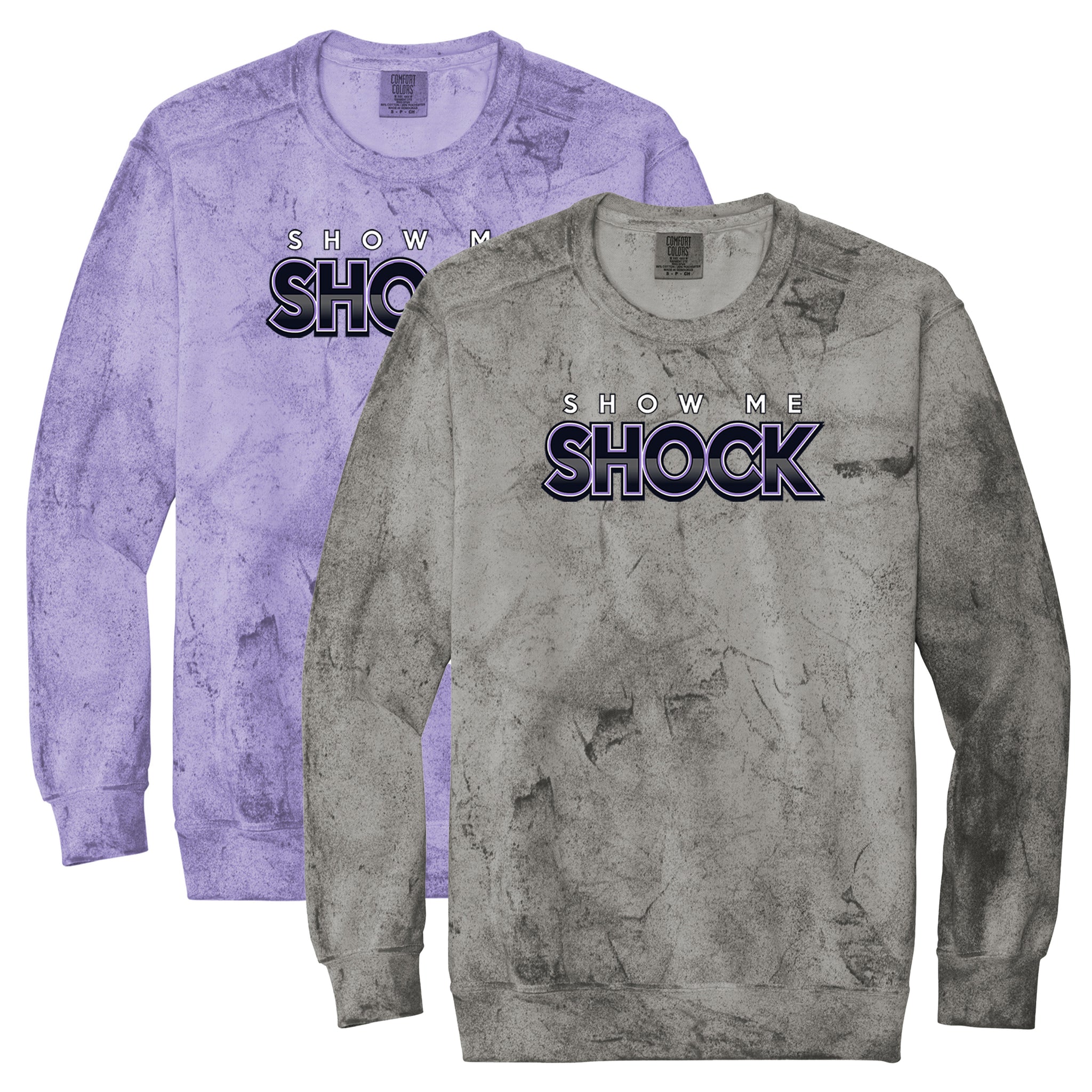 Show Me Shock Fastpitch Color Blast Crewneck Sweatshirt