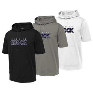 Show Me Shock Fastpitch Sport-Tek ® Sport-Wick ® Fleece Short Sleeve Hooded Pullover