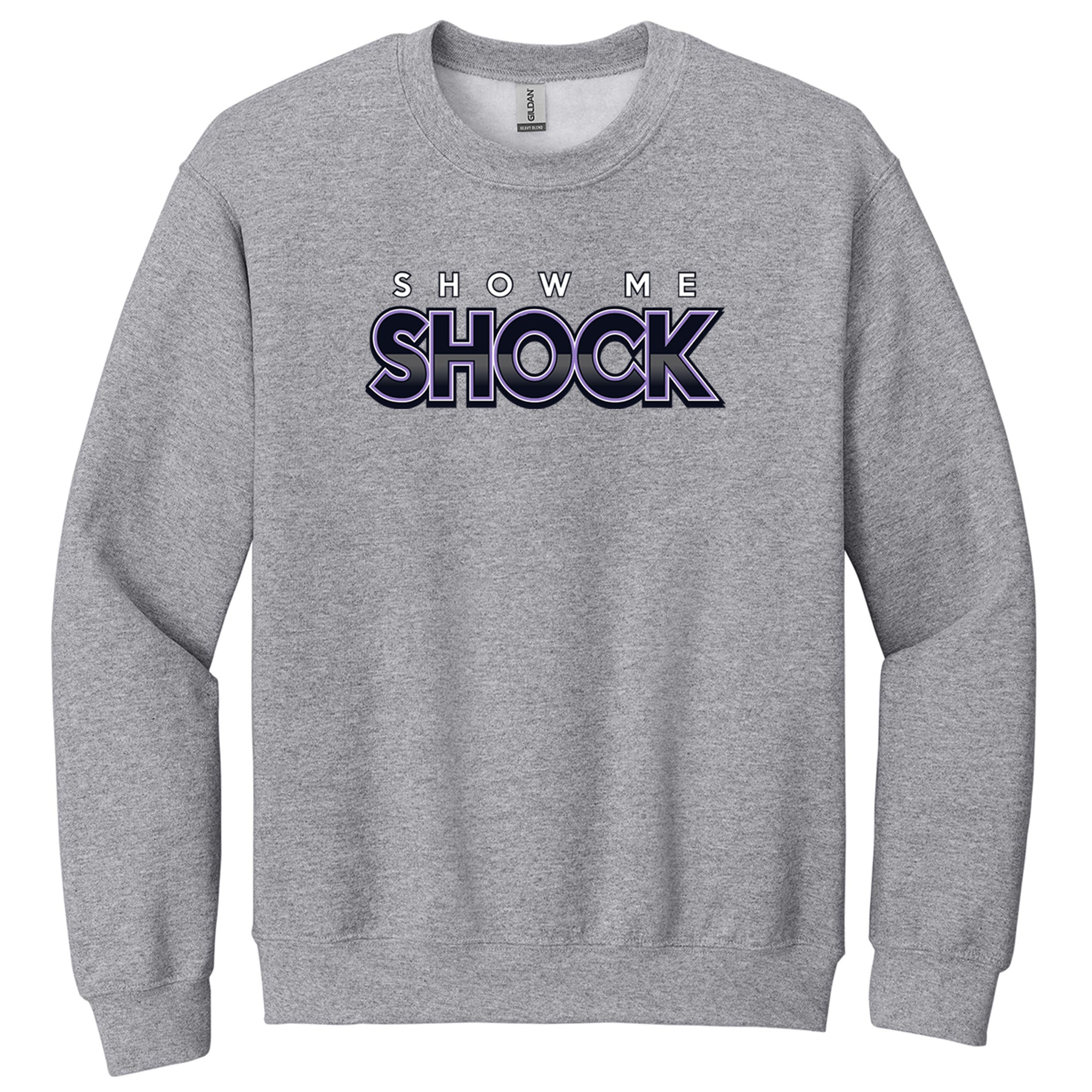 Show Me Shock Fastpitch Gildan® Heavy Blend™ Crewneck Sweatshirt
