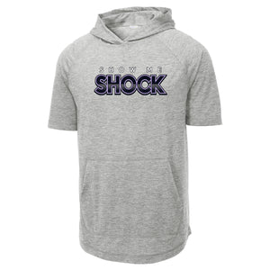 Show Me Shock Fastpitch Sport-Tek ® PosiCharge ® Tri-Blend Wicking Short Sleeve Hoodie