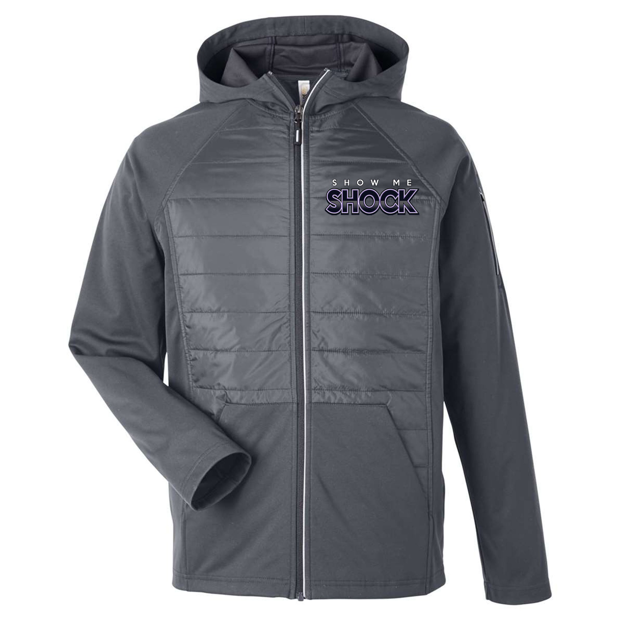 Show Me Shock Fastpitch Unisex Techno Lite Hybrid Hooded Jacket