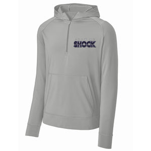 Show Me Shock Fastpitch Sport-Tek® Sport-Wick® Stretch 1/2-Zip Hoodie