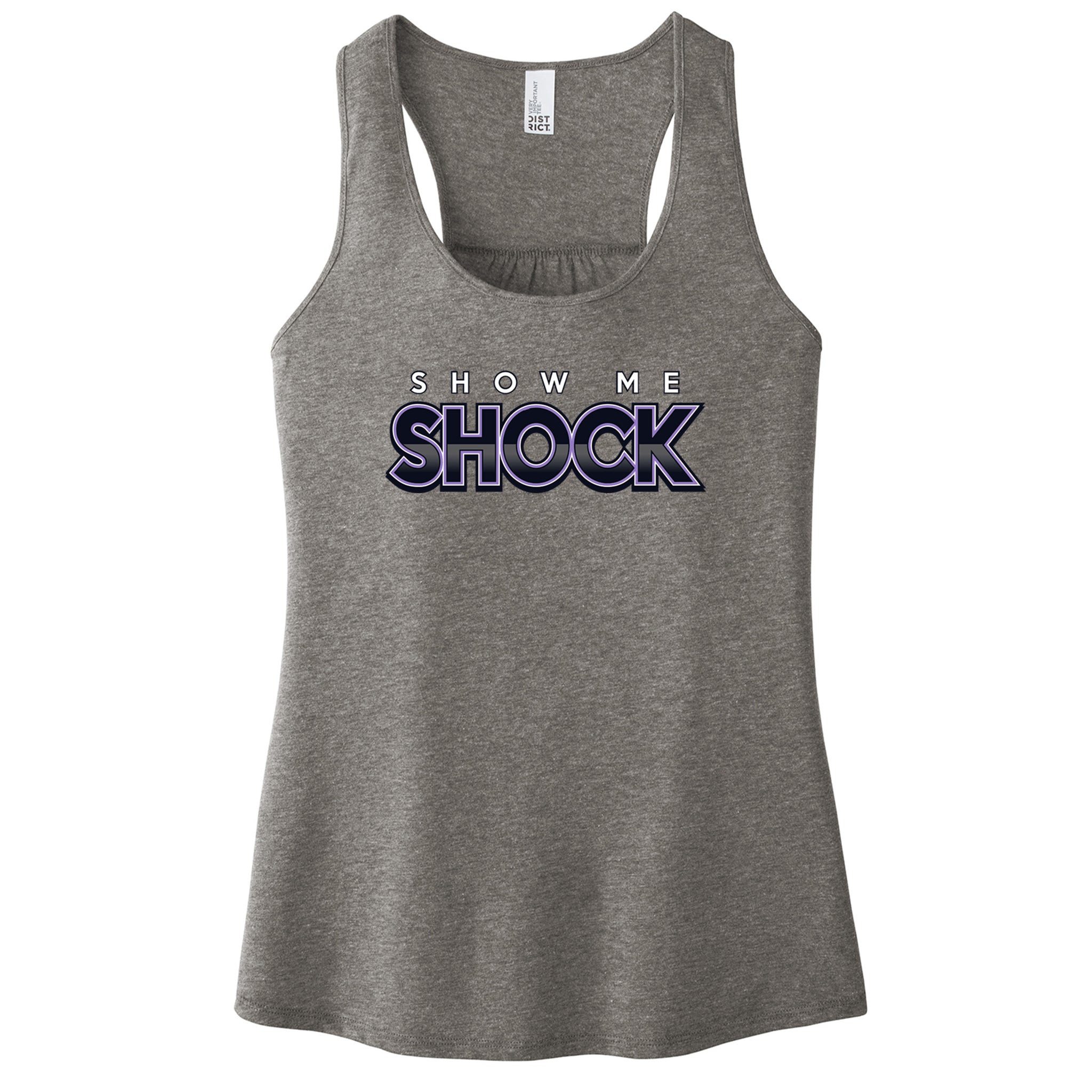 Show Me Shock Fastpitch District Women’s V.I.T. ™ Racerback Tank