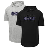 Show Me Shock Fastpitch Sport-Tek ® PosiCharge ® Tri-Blend Wicking Short Sleeve Hoodie