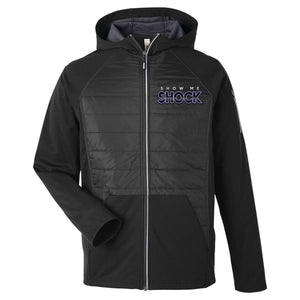 Show Me Shock Fastpitch Unisex Techno Lite Hybrid Hooded Jacket