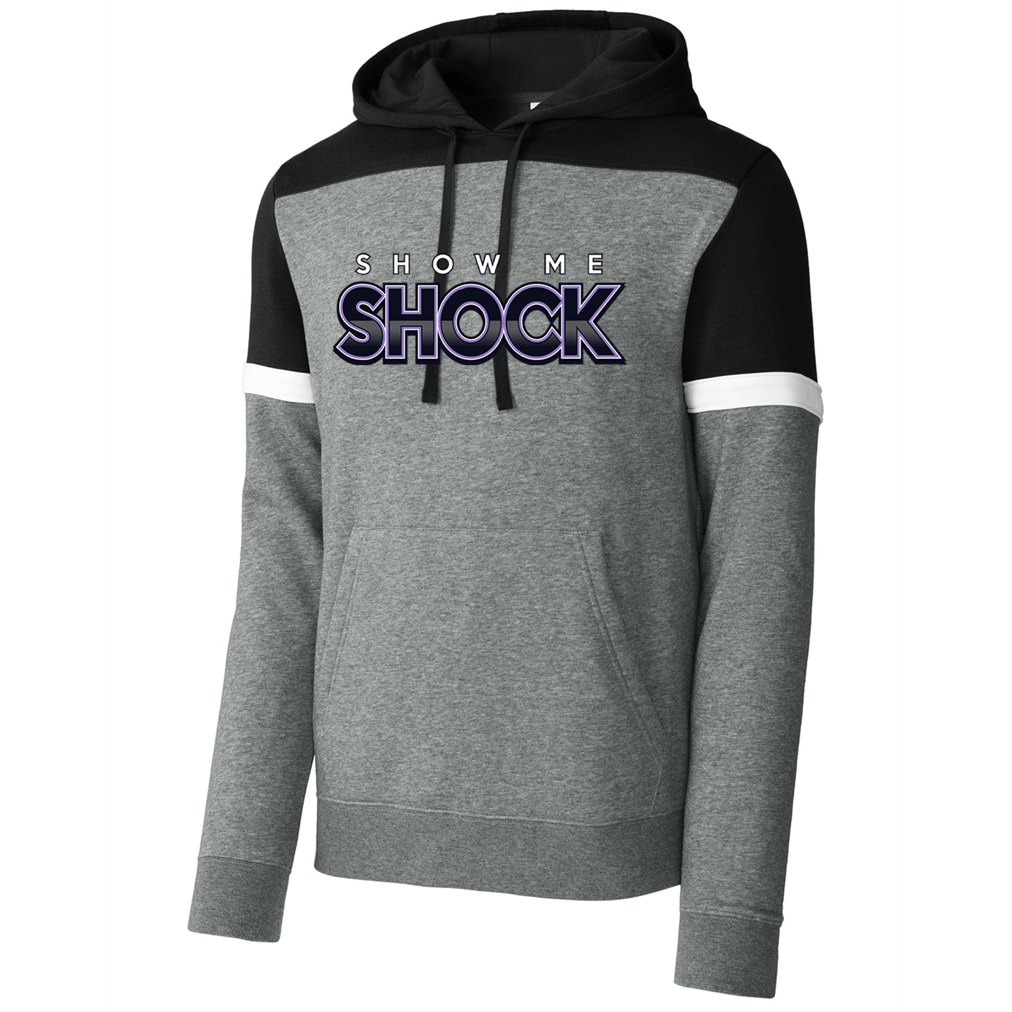 Show Me Shock Fastpitch Sport-Tek® Drive Fleece Colorblock Hoodie