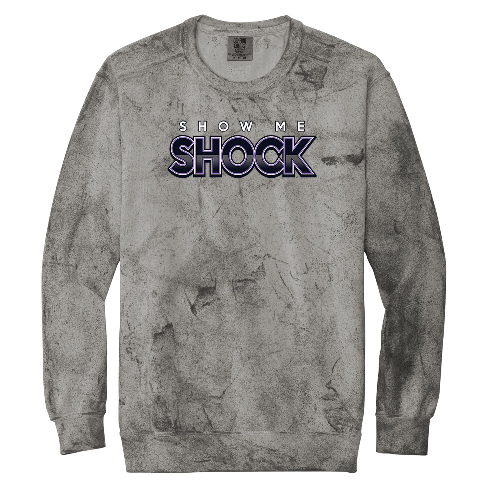 Show Me Shock Fastpitch Color Blast Crewneck Sweatshirt