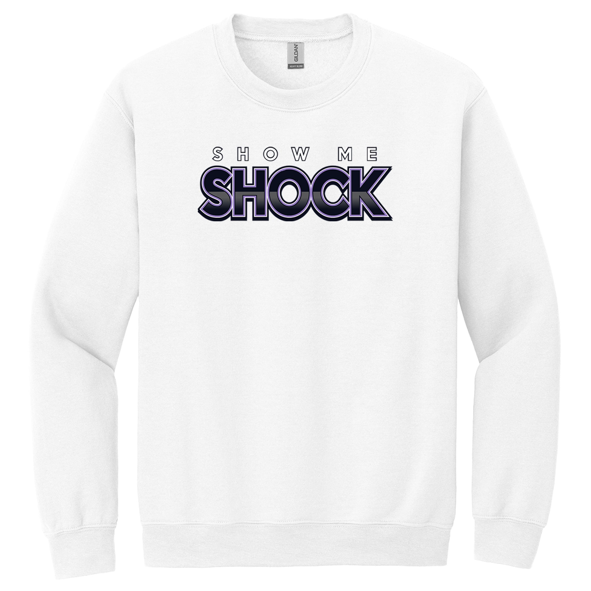 Show Me Shock Fastpitch Gildan® Heavy Blend™ Crewneck Sweatshirt