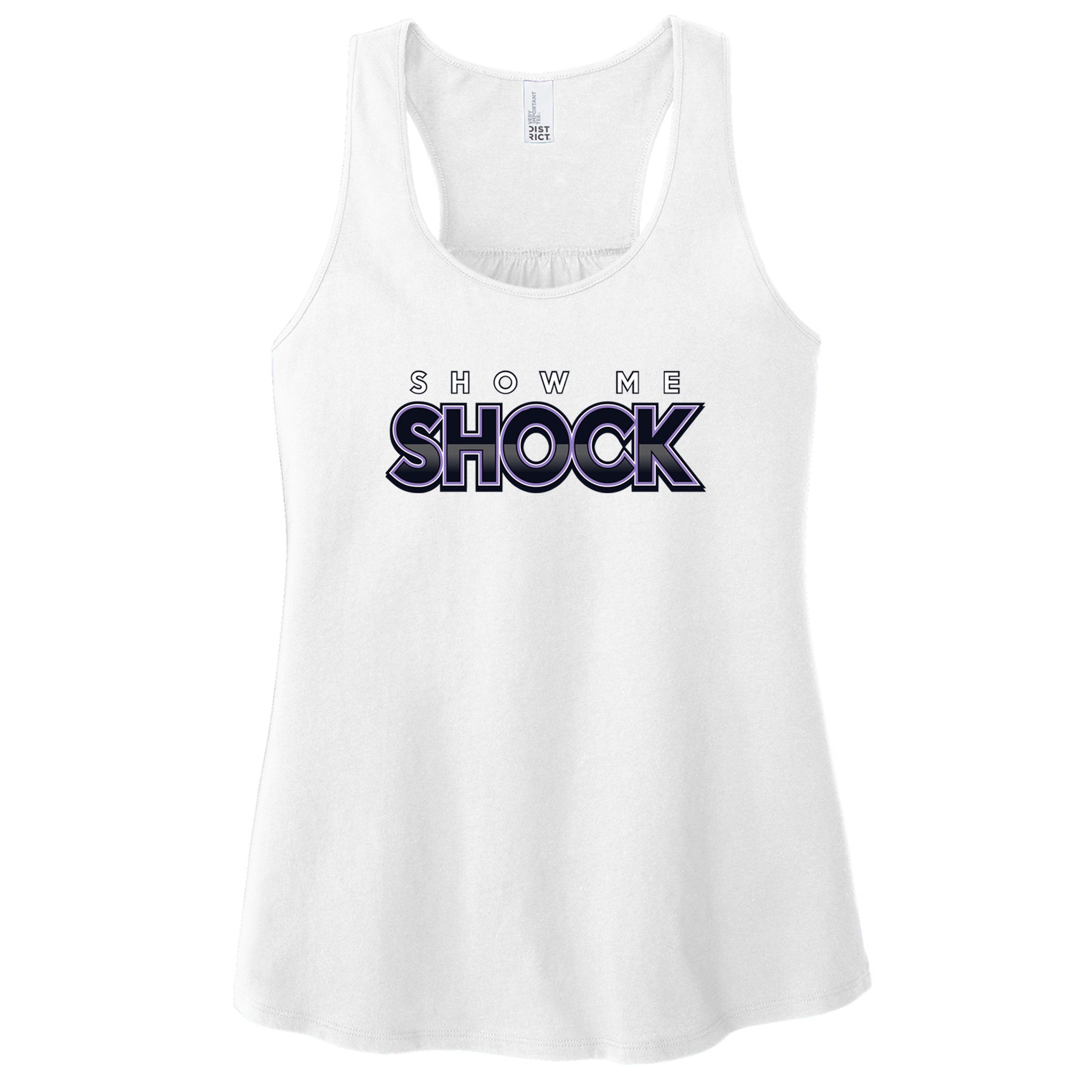 Show Me Shock Fastpitch District Women’s V.I.T. ™ Racerback Tank