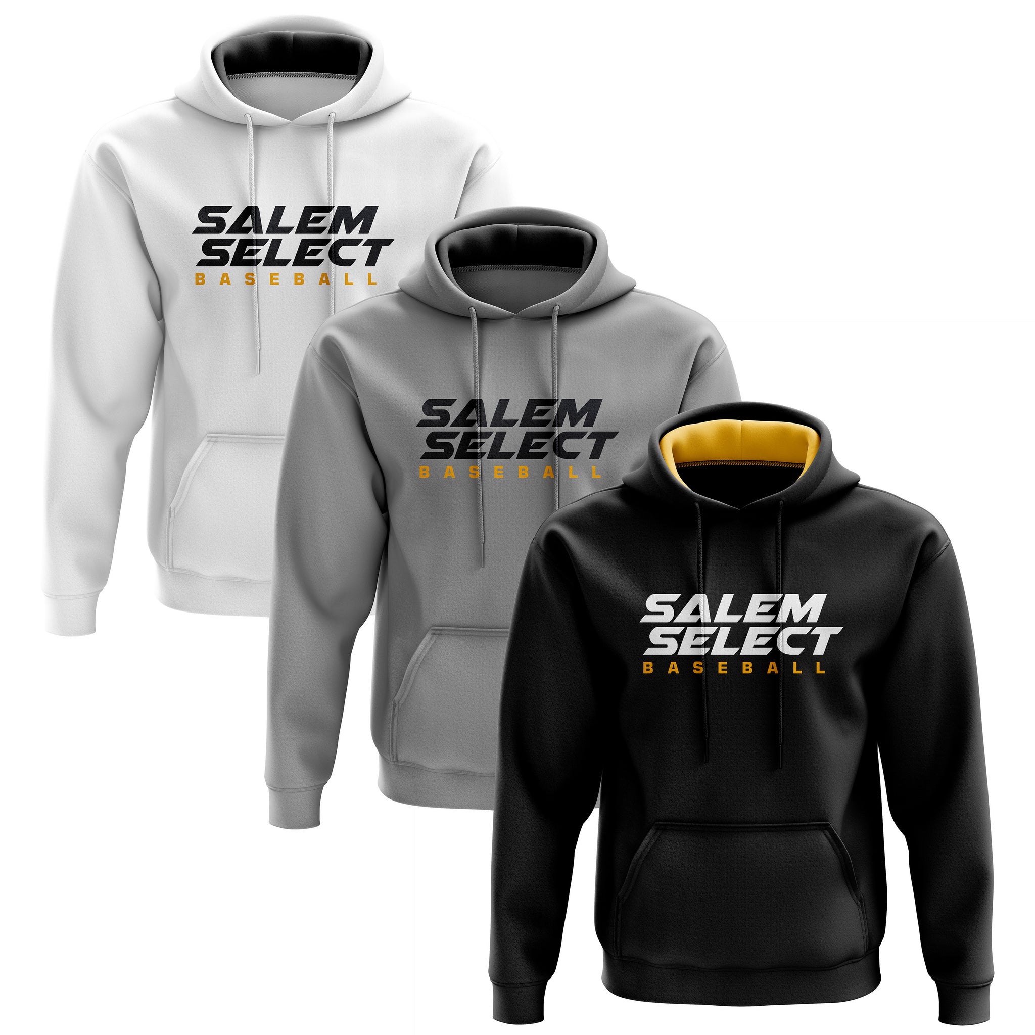 Salem Select Baseball Mens Full Sub Hoodie