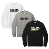 Salem Select Baseball Nike Club Fleece Sleeve Swoosh Crew