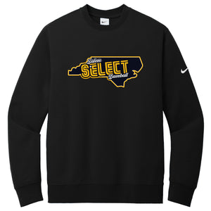 Salem Select Baseball Nike Club Fleece Sleeve Swoosh Crew