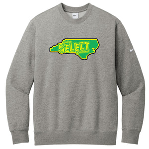 Salem Select Baseball Nike Club Fleece Sleeve Swoosh Crew