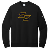 Salem Select Baseball Nike Club Fleece Sleeve Swoosh Crew