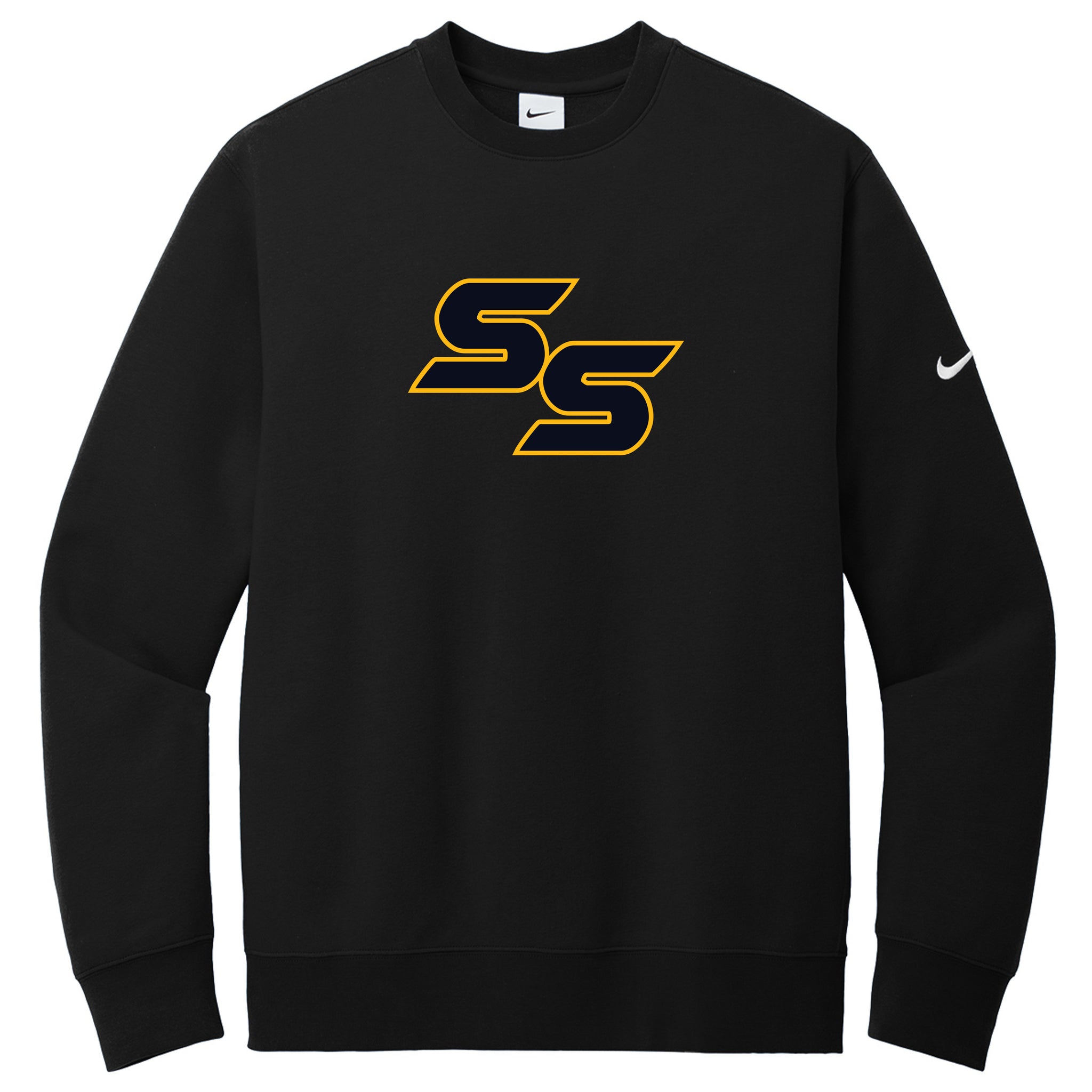 Salem Select Baseball Nike Club Fleece Sleeve Swoosh Crew