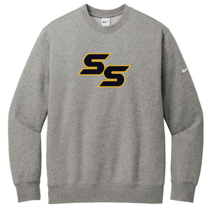 Salem Select Baseball Nike Club Fleece Sleeve Swoosh Crew