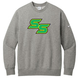 Salem Select Baseball Nike Club Fleece Sleeve Swoosh Crew