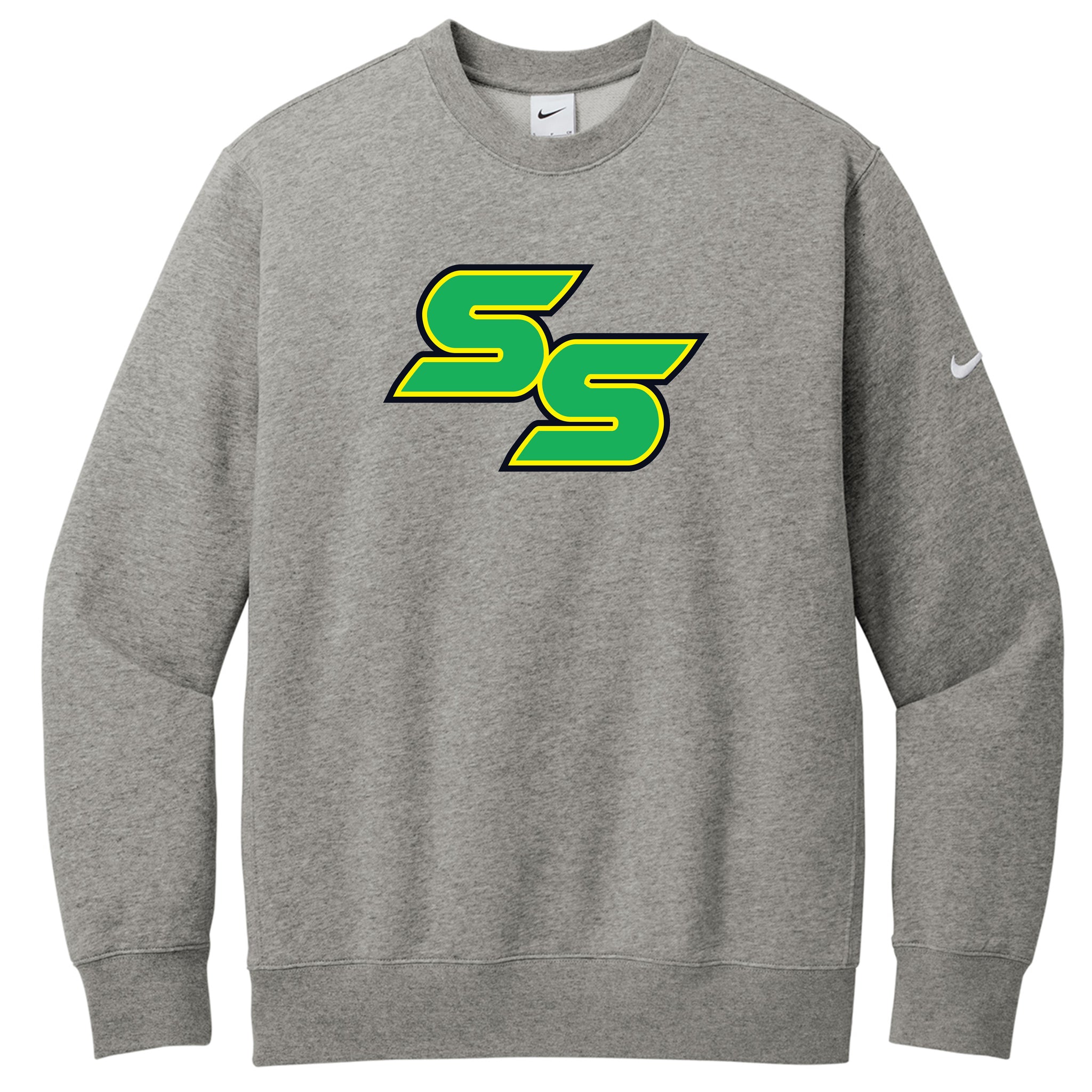 Salem Select Baseball Nike Club Fleece Sleeve Swoosh Crew