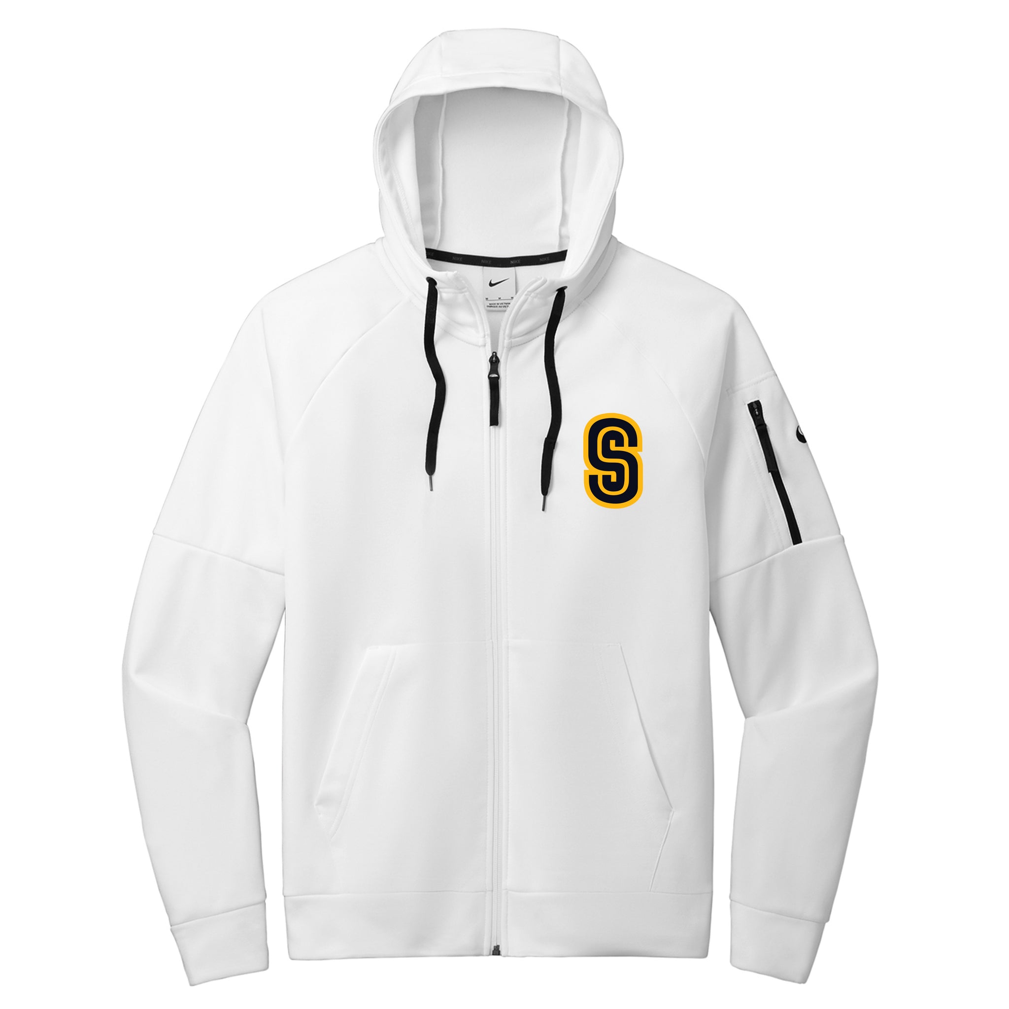 Salem Select Baseball Nike Therma-FIT Pocket Full-Zip Fleece Hoodie