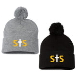 Savage Saints Fastpitch Sportsman 12" Pom-Pom Cuffed Beanie