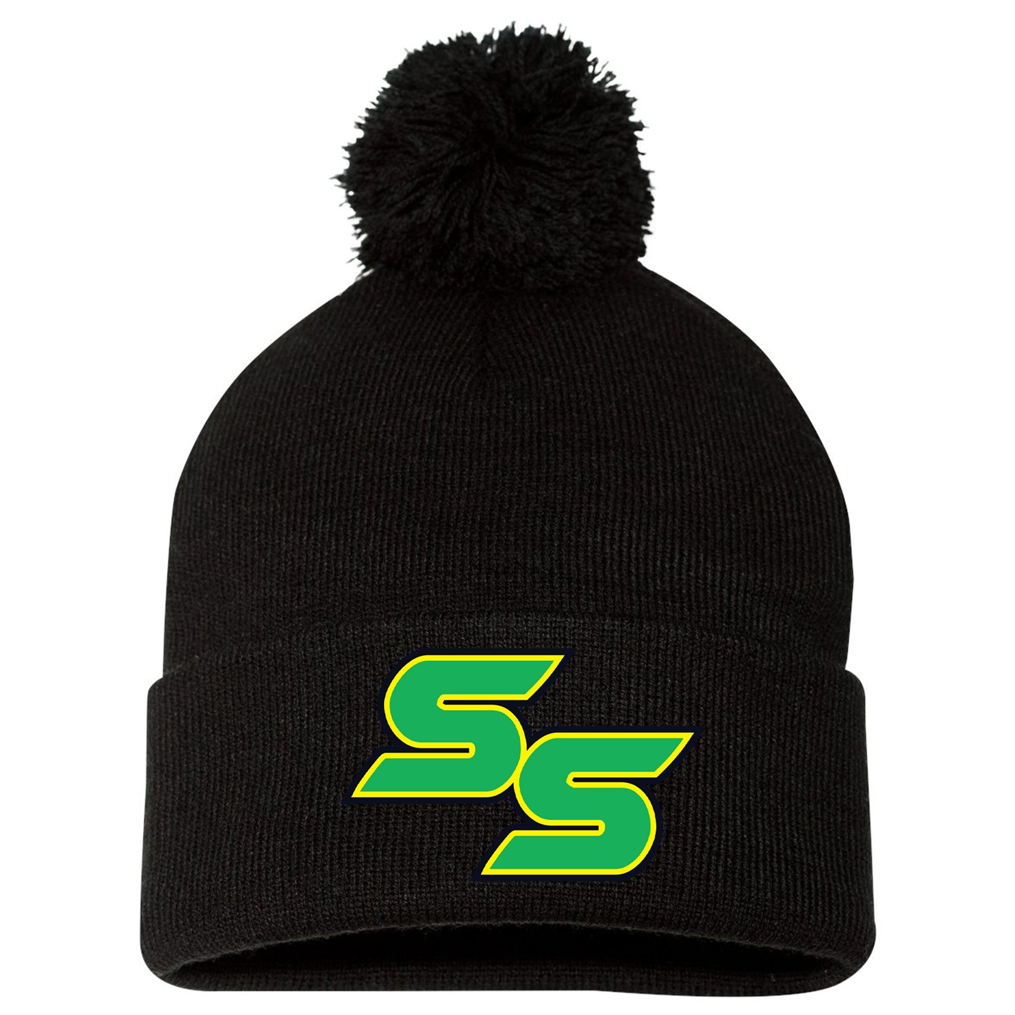 Salem Select Baseball Sportsman 12" Pom-Pom Cuffed Beanie