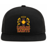 Savage Saints Fastpitch Headwear 6-Panel Trucker Snapback Hat