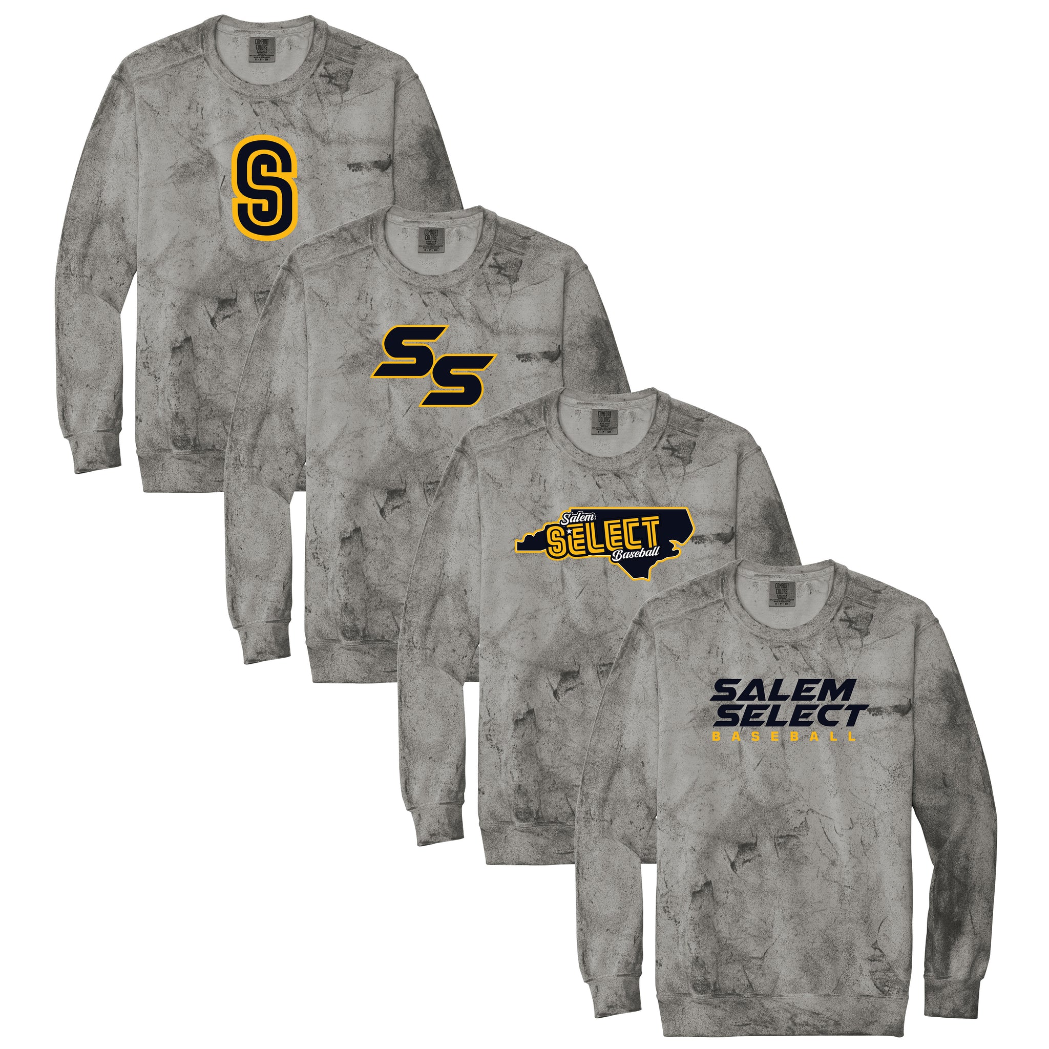 Salem Select Baseball Color Blast Crewneck Sweatshirt